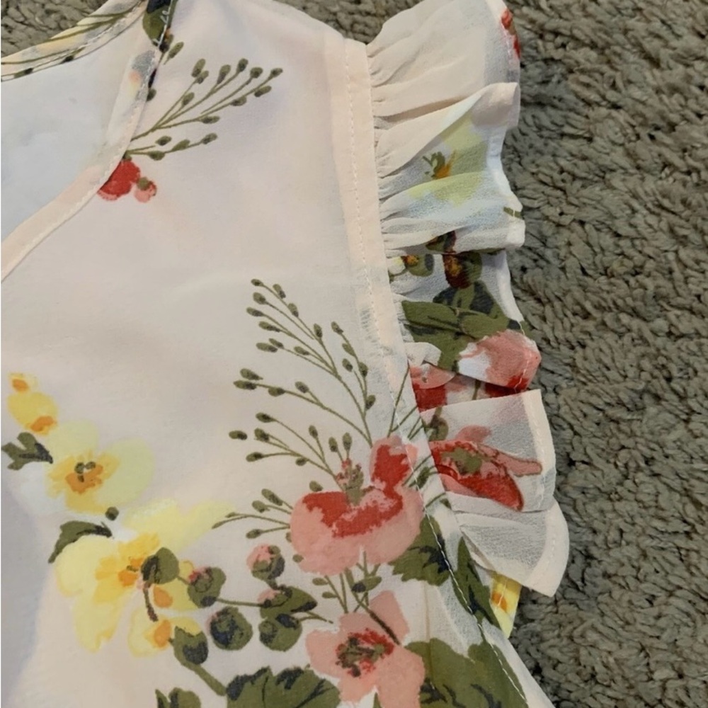 Isabel Small Maternity by Ingrid & Isabel Floral Maxi Dress - Pink and Yellow - Picture 3 of 3